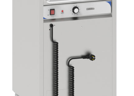 Mobile heated plate dispenser