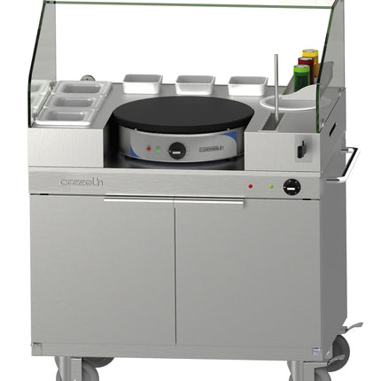 Electric crepe maker trolley 40 - removable
