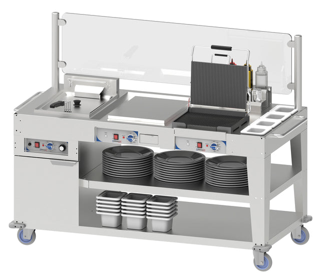 Multi-snack trolley