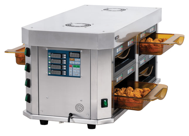 Storage and temperature holding cabinet horizontal S - 4 containers