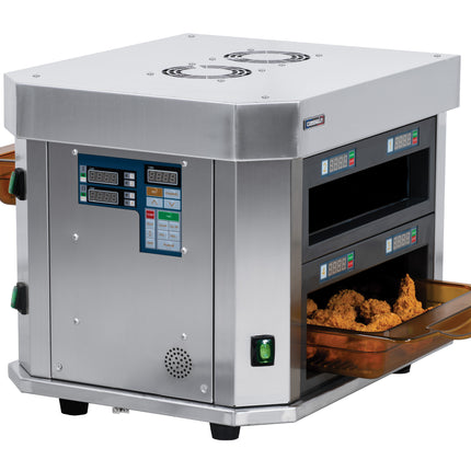 Storage and temperature holding cabinet S - 2 containers