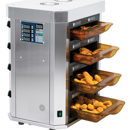 Storage and temperature holding cabinet vertical S - 4 containers