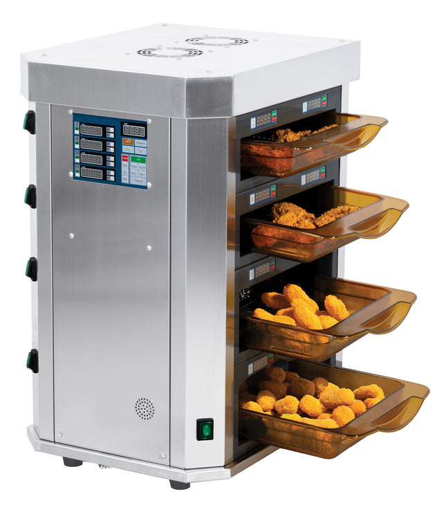 Storage and temperature holding cabinet vertical S - 4 containers