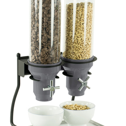 Dobbeltbeholdere korndispenser