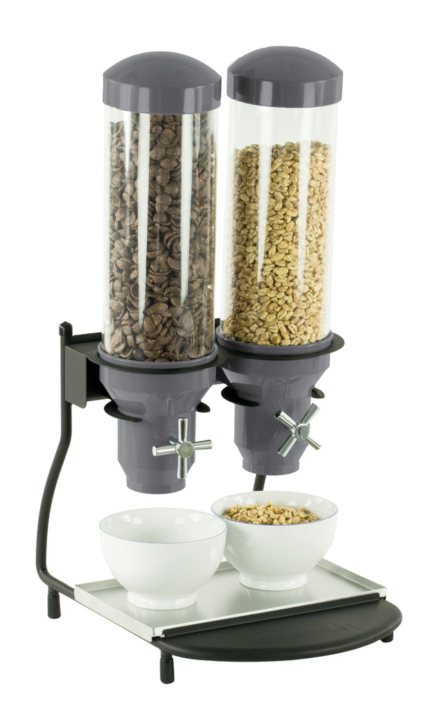 Double canisters cereals dispenser