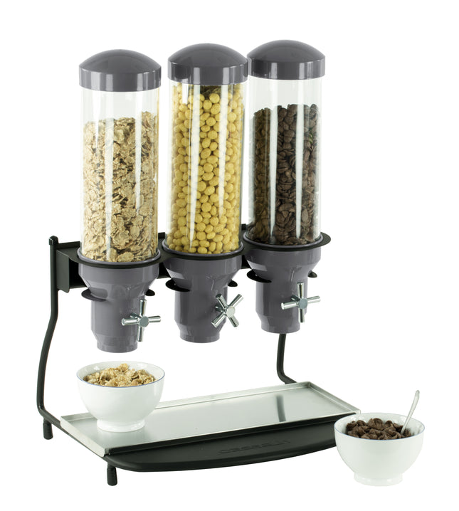 Triple canisters cereals dispenser