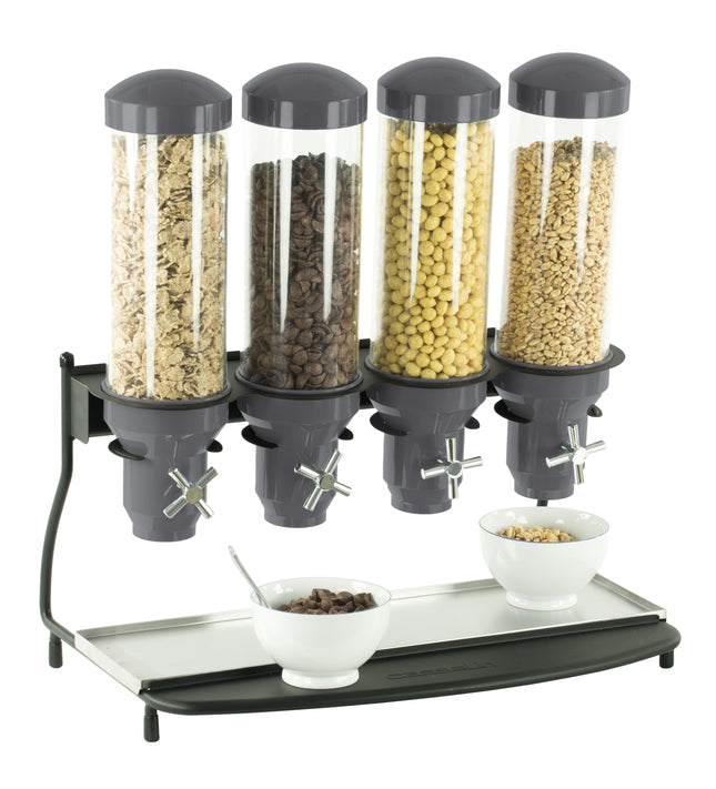 Four canisters cereals dispenser