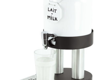 Porcelain cold milk dispenser 4 L