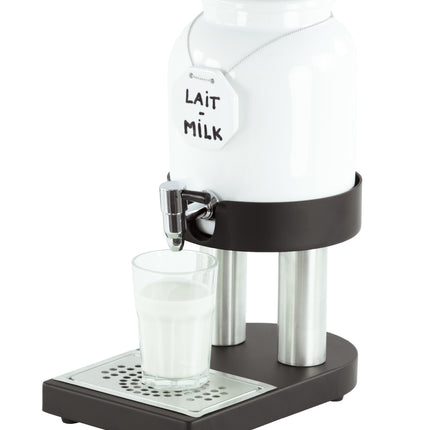 Porcelain cold milk dispenser 4 L