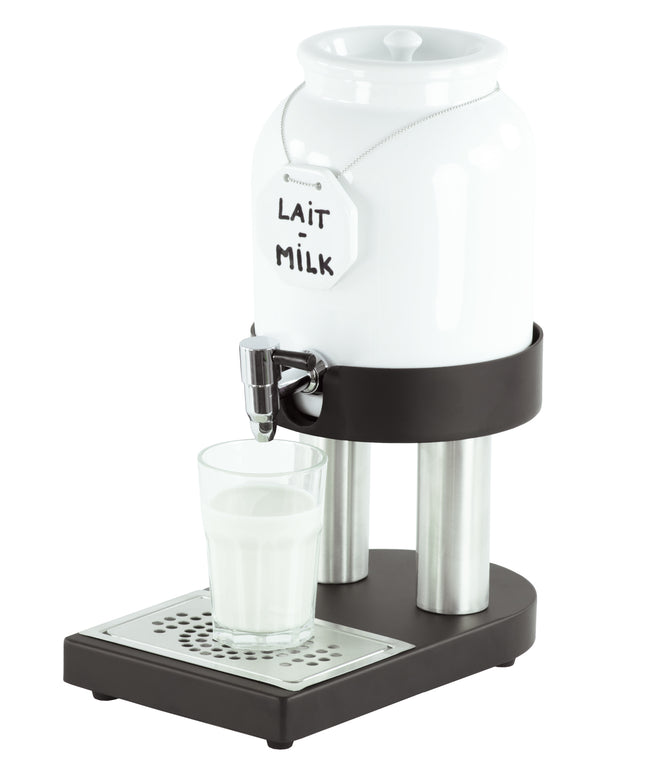 Porcelain cold milk dispenser 4 L