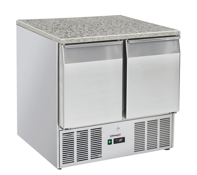 Refrigerated serving table 2 doors GN 1/1 Granit