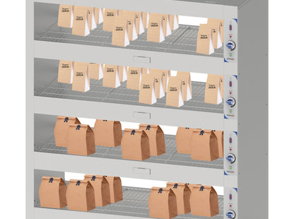 Mobile heated shelf 120