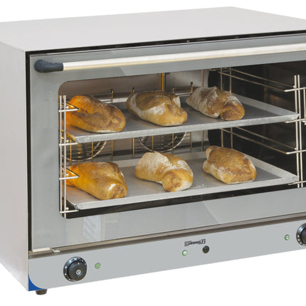 Convection oven with humidity for bakeries