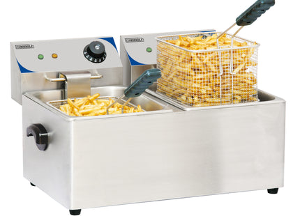 Friteuse électrique 2 x 4 litres