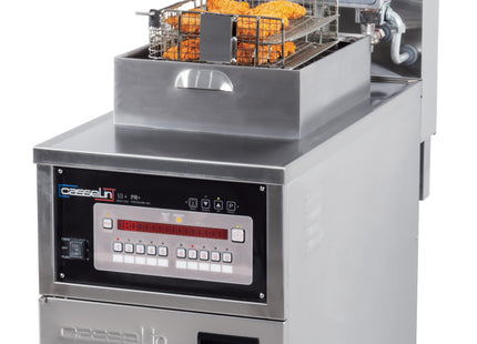 Elektrische Druckfritteuse mit Filterung 25 Liter 14 kW