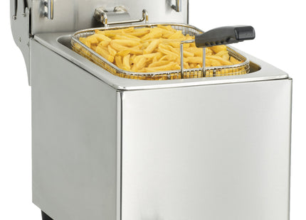 Electric deep fryer with drain tap 10 liters