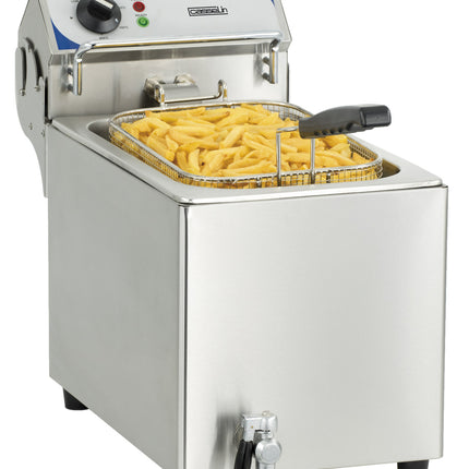 Friteuse électrique avec robinet de vidange 10 litres