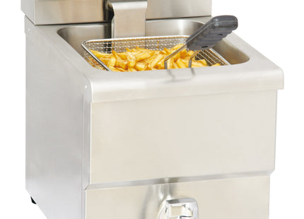 Friteuse électrique avec robinet de vidange 8 litres