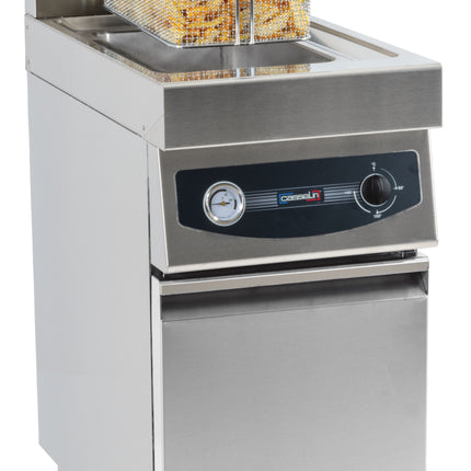 Gasfritteuse mit Schrank 17 Liter
