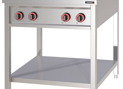 Gas stove with 4 burners