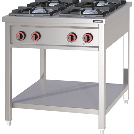 Cuisinière à gaz avec 4 brûleurs
