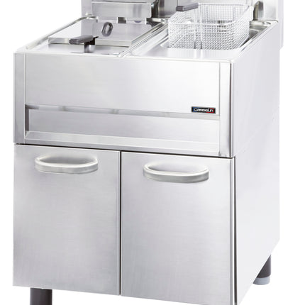 Friteuse électrique sur pied 2 x 13 litres