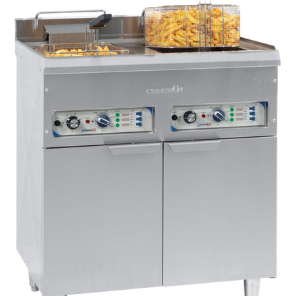 Friteuse pose libre 2 x 16 litres
