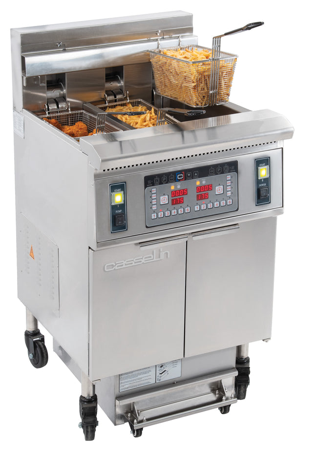 Electric fryer with filtration 12 + 22 liters