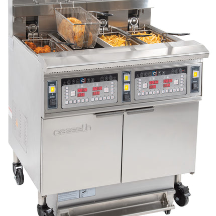 Friteuse électrique avec filtration 4 x 12 litres