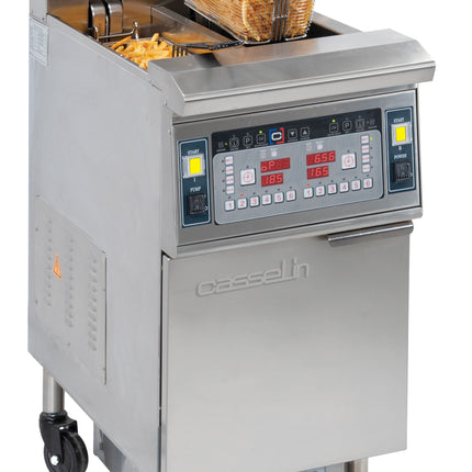 Friteuse électrique avec filtration 2 x 12 litres