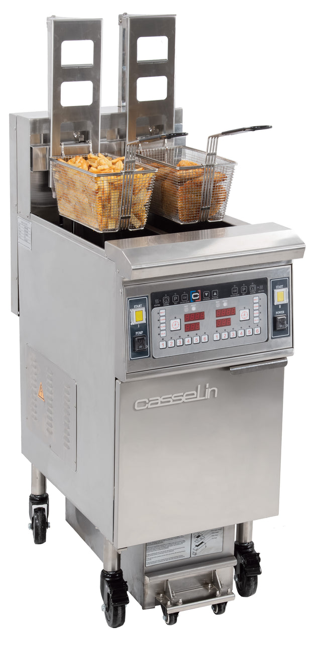 Friture - EL med automatisk løft og filtrering 2 x 12 liter