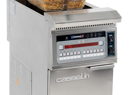 Electric fryer with automatic lift and filtration 22 liters 17kW