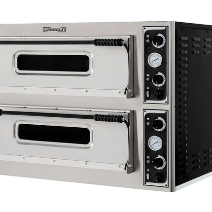 Elektrisk pizzaovn 2x4 pizzaer 35 cm