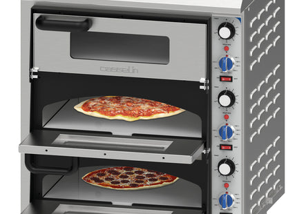 Electric pizza oven 3 chambers 35 cm