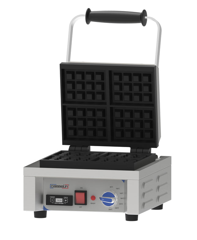 Waffle maker 90° opening - 4 mini waffles