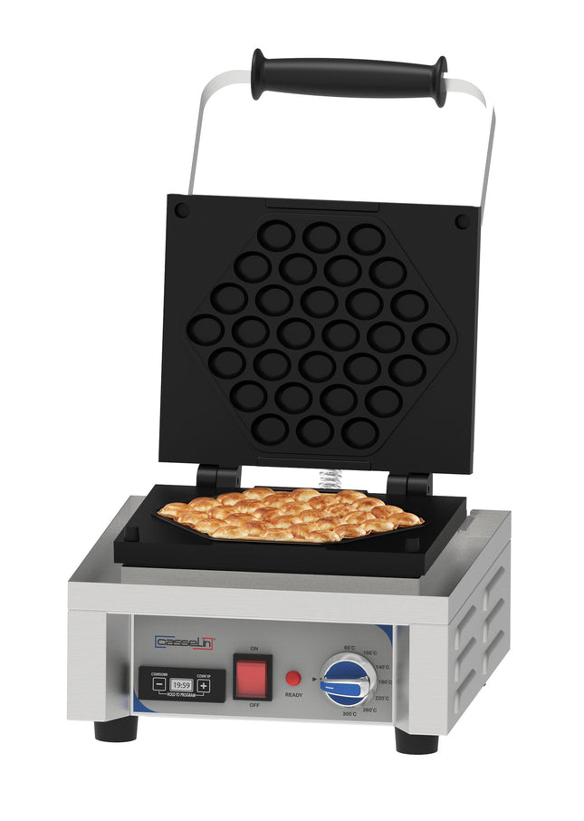 Professional Bubble waffle maker 90° opening
