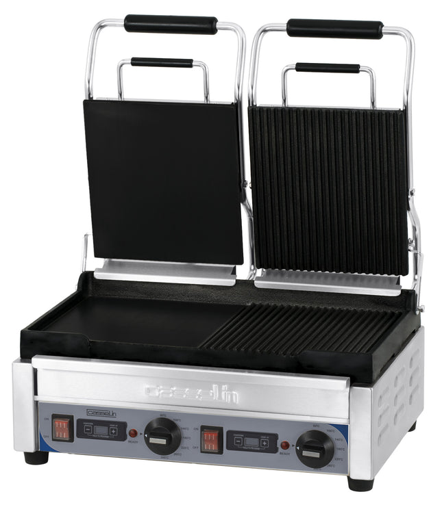 Grill double contact Premium mixte avec minuterie