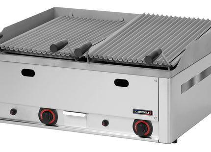 Lava stone grill double