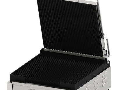 Kontakt grill Premium rillet - rillet med timer - XL