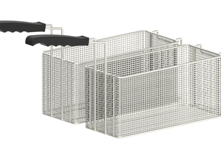 Set of 2 baskets 6.5 L for fryer 16 liters