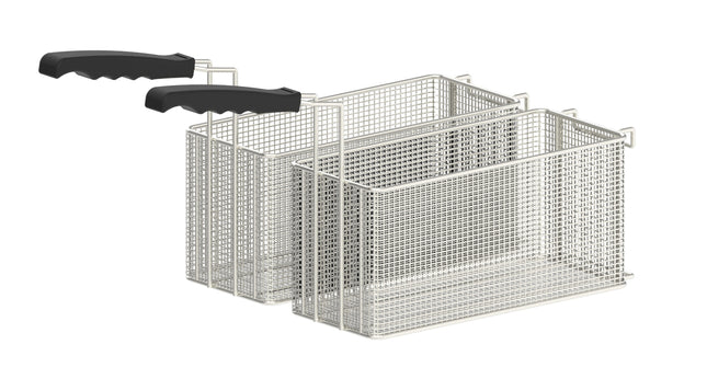 Set of 2 baskets 6.5 L for fryer 16 liters