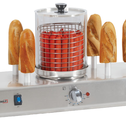Hot-Dog-Maschine mit 6 Heizspitzen