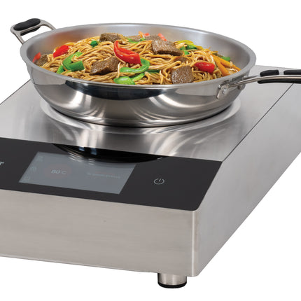 Induktionsplade til wok 400 Sort - inkl. frit arbejde