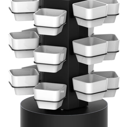 Rotating ramekin holder