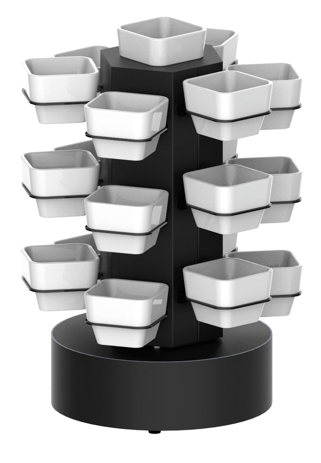 Rotating ramekin holder