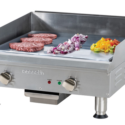 Electric smooth griddle plate chrome 600