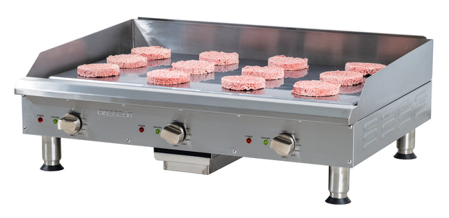 Electric smooth griddle plate chrome 900
