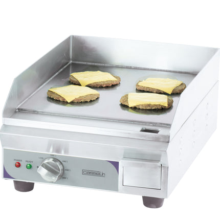 Electric griddle smooth plate compact Premium