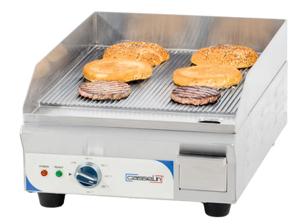 Plancha électrique compacte premium rainurée