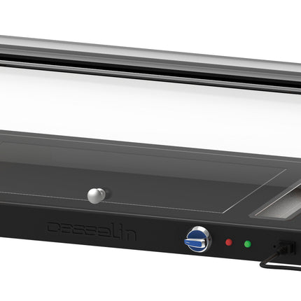 Heated roll-top buffet display